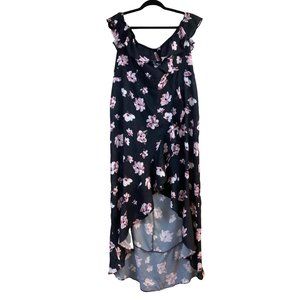 Fashion To Figure Black Pink Lip Print Bodycon 1X